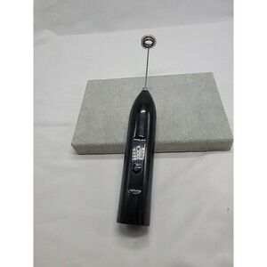 Unbranded KITCHEN HANDHELD MILK FROTHER - Black Works
